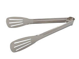 Щипці кухонні з нержавіючої сталі для перевертання м'яса універсальні Щипці для кухні металеві L 23 cm
