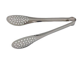 Щипці кухонні з нержавіючої сталі для м'яса та овочів салату універсальні Щипці для кухні металеві L 23 cm