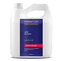 Бальзам кислотный после окрашивания и осветления волос Master LUX Post-Color Balsam 3000 мл.