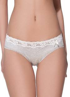 Трусики жіночі бавовна 20218 La Vivas Білий + чорний, L, фото 1