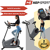 Велотренажер электромагнитный + мат Hop-Sport HS-100H Solid iConsole Серый, Кардиотренажер велотренажер для