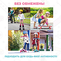 Дитячий шолом для велосипеда A1 331 Синій розмір М (52-58 см), фото 9