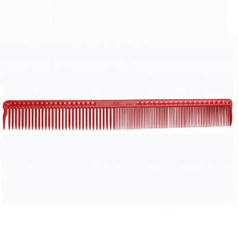 Гребінець  JRL для стрижки волосся червоний, 19см (JRL-304RED)