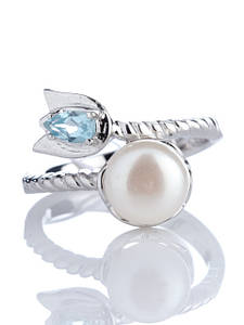 Каблучки з перлами