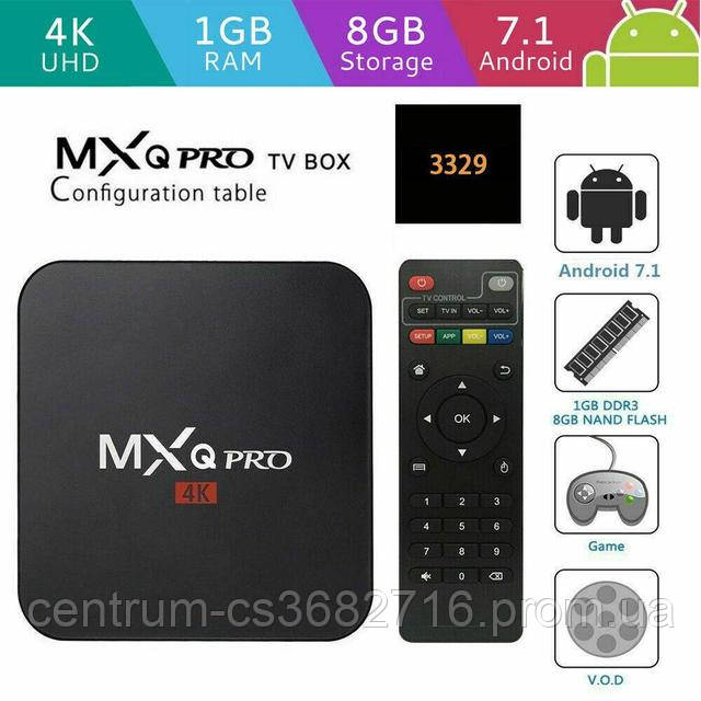 ТВ Приставка Андроид Смарт Приставка MXQ PRO 4K 5G 2/16GB Android 13.0 ...