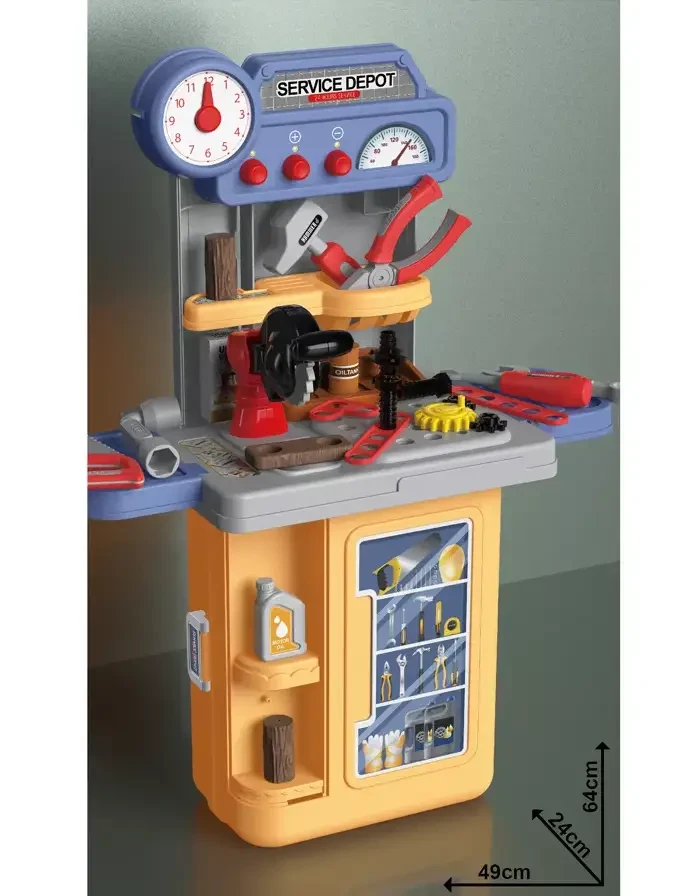 Дитячий ігровий набір інструментів юний будівельник 8022 валіза будівельника + Подарунок