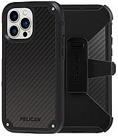 Чехол противоударный с клипсой Pelican Shield Kevlar для iPhone 13 Pro (6.1") Black