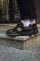 Кросівки чоловічі New Balance 2002r Black Brown Нью Беланс 2002р Блек Браун 41