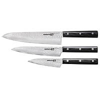 Набір із 3-х кухонних ножів Samura 67 Damascus (SD67-0220M)