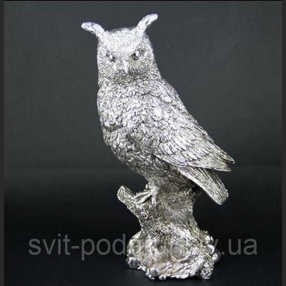 Статуетка сова з ребрами PL0206H-12, фото 1