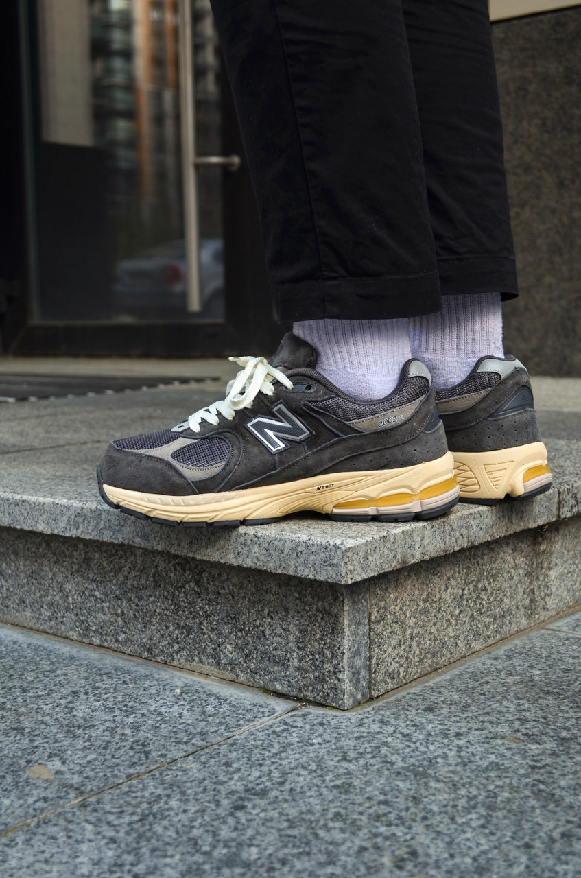 Кросівки чоловічі New Balance 2002r Dark Grey Нью Беланс 2002р Дарк Грей