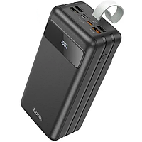 Power bank Hoco J86B PD20W+QC3.0 (22.5W) 60000 mAh портативная батарея повербанк с фонариком 4xUSB Black