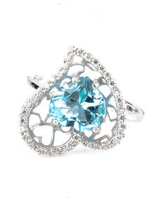 Каблучки з топазом