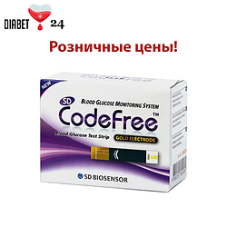 Тест-смужки в роздріб для глюкометра SD CodeFree