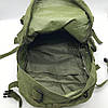 Рюкзак тактичний 55 л, (55х40х25см), B08, з підсумками Олива / Військовий штурмовий рюкзак на MOLLE, фото 7