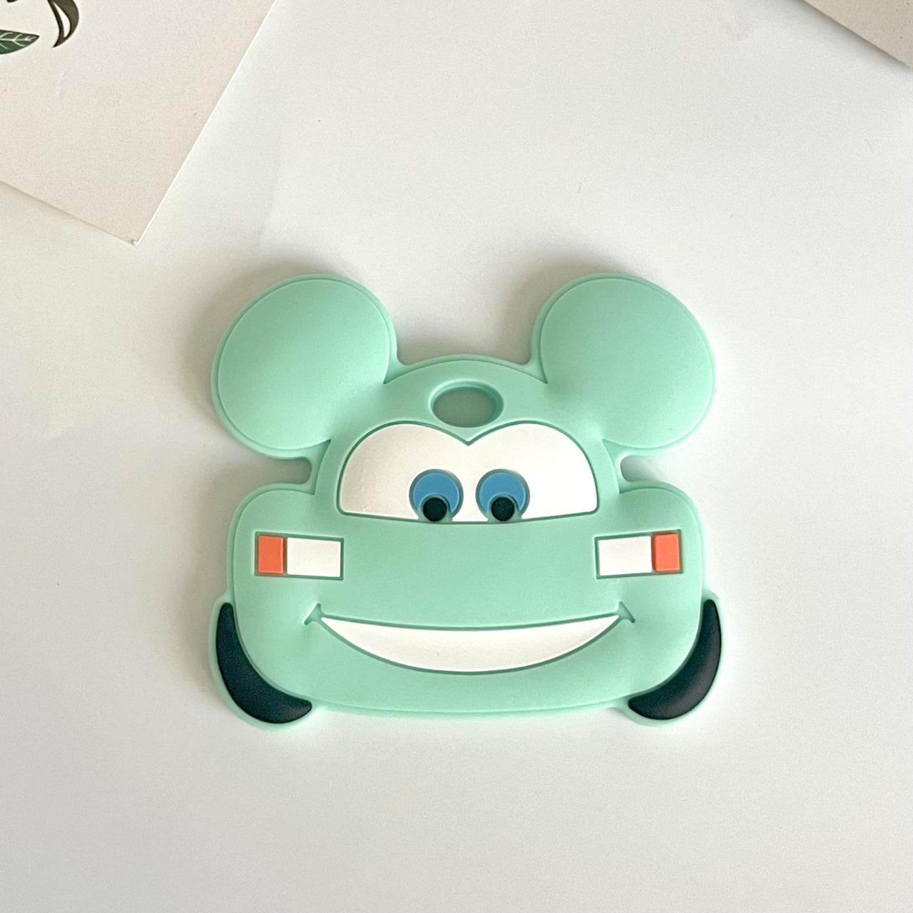 Машинка МІККІ (м'ята) силіконовий прорізувач для зубів, фото 1