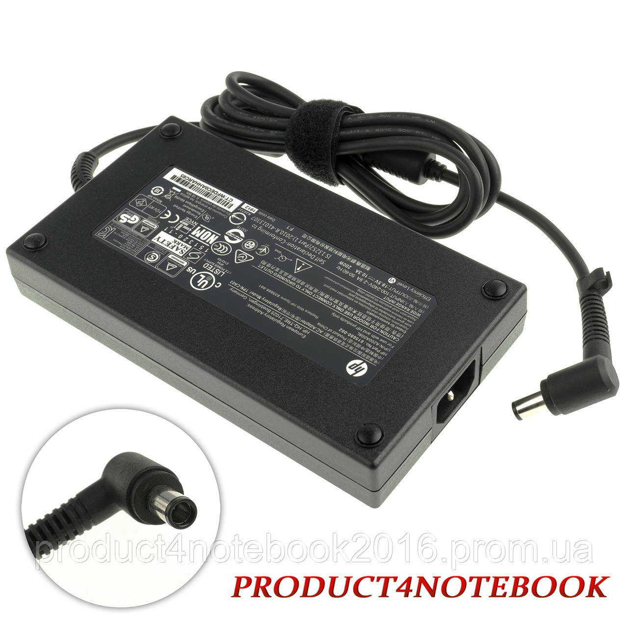 Оригинальный блок питания для ноутбука HP 19.5V, 10.3A, 200W, 7.4*5.0 ...