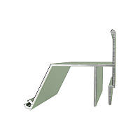 Профіль алюмінієвий контурний для натяжної стелі 2.5 м