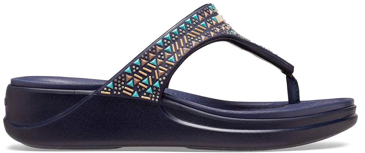 Crocs wedge flip sale
