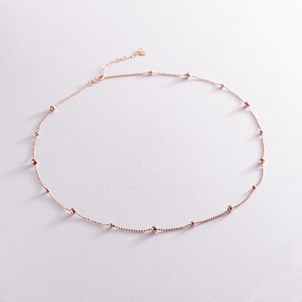 Кольє "Кульки" в червоному золоті -1002127   LOVE-SHOPE