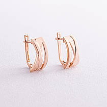 Сережки в червоному золоті с07497   LOVE-SHOPE