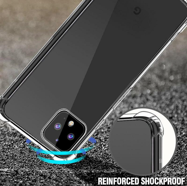 Протиударний прозорий чохол для Google Pixel 4