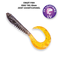 Съедобный силикон Crazy Fish King Tail 2.5" 72-65-2609T-7