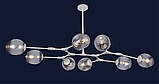 Світильники люстри молекула сучасні в стилі loft levistella 752L7731-8 WH+BK, фото 2