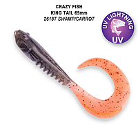 Съедобный силикон Crazy Fish King Tail 2.5" 72-65-2618T-7