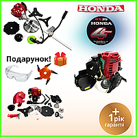 Мотокоса бензиновая HONDA (3.5 кВт, 4.7 л) Бензокоса Хонда 4х тактна Кусторез триммер для травы