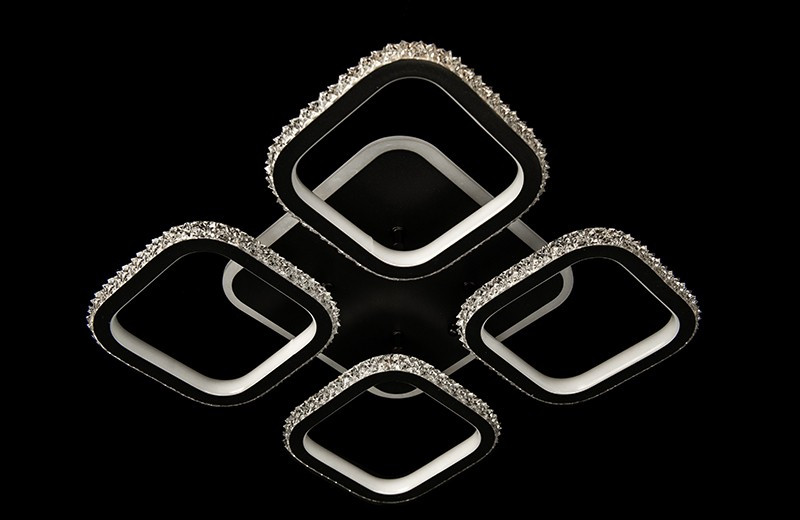 Потолочна світлодіодна Люстра з пультом і підсвічуванням linisoln 77073-4s, фото 1