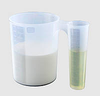 Двойной мерный стакан пластиковый 1,2 литра, 0,13 литра GT-G-12 GUSTO