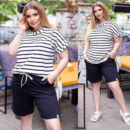 Неймовірний жіночий костюм, тканина "Трикотаж двонитка" 50, 52 розмір 50, фото 1