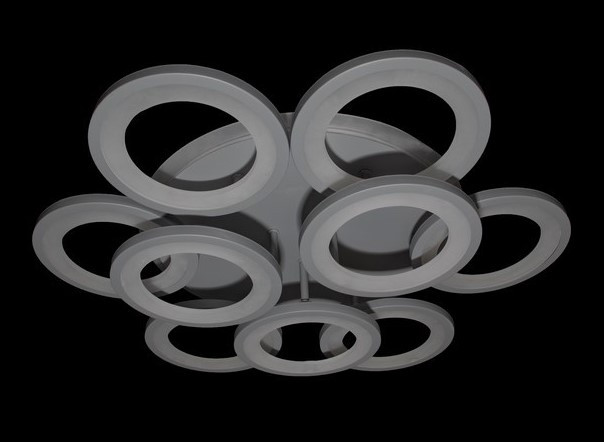 Люстри під натяжну стелю світлодіодні з пультом linisoln 5538-6-3 GR Color led