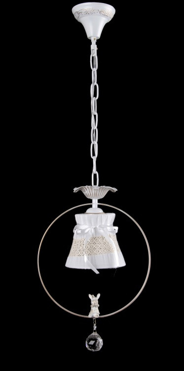 Люстри декоративні з абажуром Splendid-Ray 253683 (WT+GD), фото 1