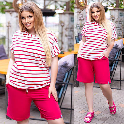 Неймовірний жіночий костюм, тканина "Трикотаж двонитка" 50, 52 розмір 50, фото 1