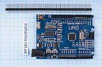 Плата микроконтроллера Arduino UNO ATmega328P, microUSB