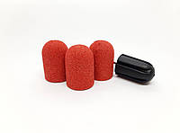 Набор колпачков (3 шт) и резиновая насадка, размер 16*25 мм, #100 red