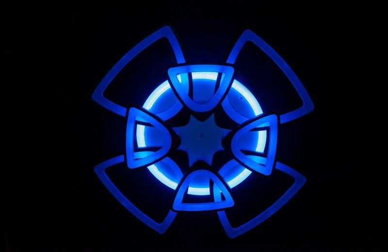 Люстри світлодіодні потолочні linisoln 5548/4+4 led 3 color dimmer, фото 1