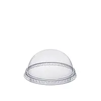 Кришка купольна без отвору для стакана (упаковка 100 шт)