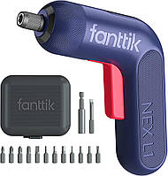 Набор электрическая отвертка Fanttik NEX L1 Pro, Li-ion 2000mAh 3.6V с USB-кабелем, подсветкой, Blue