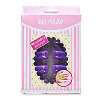 Колпачки пластмассовые для снятия гель лака, сиреневые, Nail Polish 10 шт