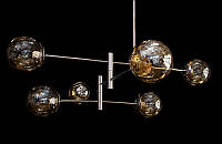 Светильник потолочный люстра молекула в стиле loft linisoln 1098-6CH