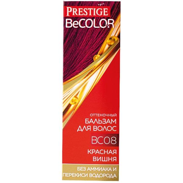 Відтінковий бальзам для волосся Vip's Prestige BeColor ВС 08 Червона вишня