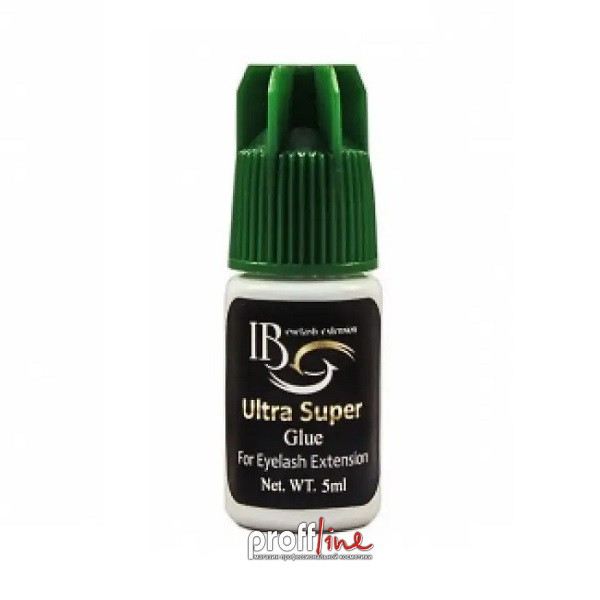 Клей для нарощування вій I-beauty Ultra super (зел кришка) 5 мл, фото 1