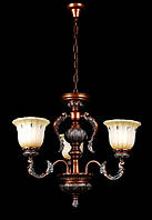 Люстри в спальню зал з пафоном абажуром Splendid-Ray 245025 (BR)