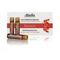 Мінералізована олія для волосся 10*10 мл, Mirella Professional Mineralizing Oil Keratin