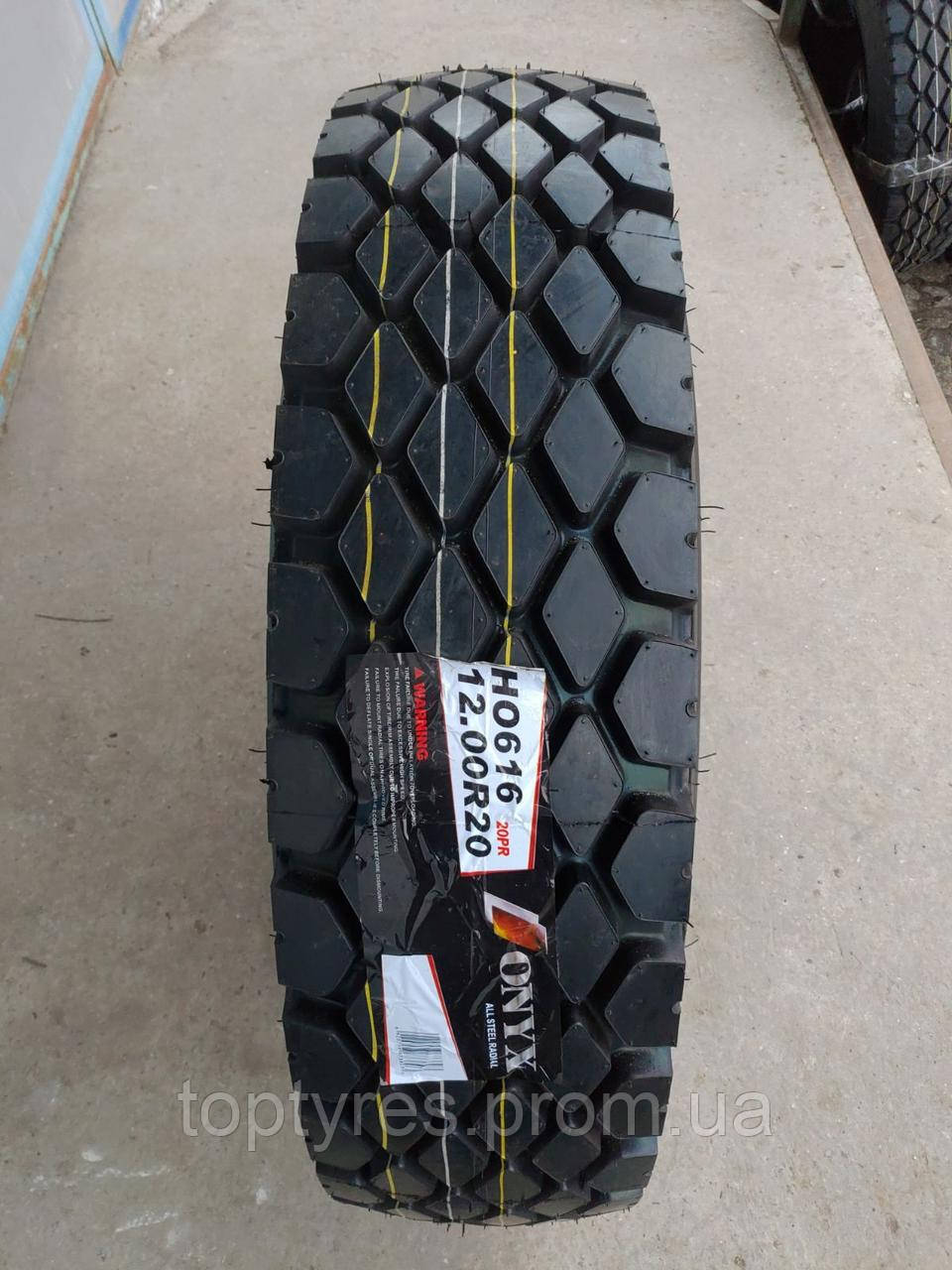 Вантажні шини ИД-304 12.00R20-20PR ONYX HO616 ромб, фото 1