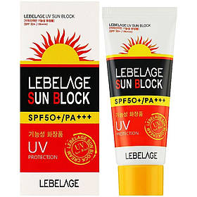 Сонцезахисний крем Lebelage UV Sun Block Cream SPF50+ PA+++ 30 мл