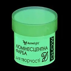 Люмінісцентна фарба, біла, 25 мл, фото 1